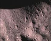 This handout picture provided by the Indian Space Research Organisation (ISRO) shows the surface of the moon taken by Moon Impact Probe (MIP), after separating from India's Chandrayaan-1 spacecraft, November 14, 2008. A lunar probe from India's first unma