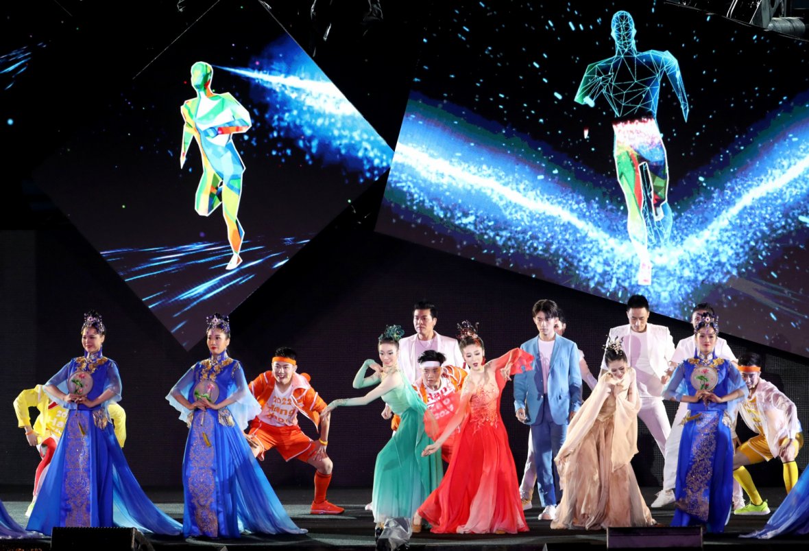 2018 Asian Games - Closing Ceremony - GBK Main Stadium - Jakarta, Indonesia - September 2, 2018 - Artists perform during the Closing Ceremony. 