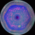 Saturn's northern polar hexagon