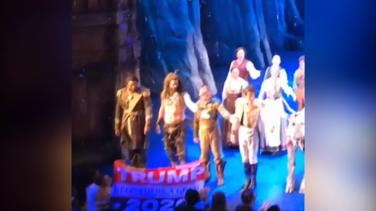 frozen-actor-snatches-pro-trump-banner-from-audience-member