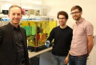 Researchers Dr Alberto Peruzzo (left), Mr Jean-Luc Tambasco and Dr Robert Chapman. Researchers Dr Alberto Peruzzo (left), Mr Jean-Luc Tambasco and Dr Robert Chapman.