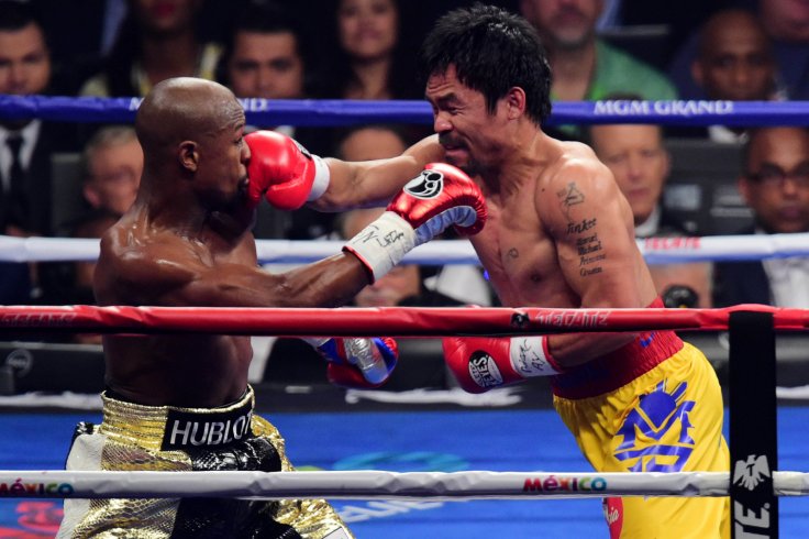 Floyd Mayweather and Manny Pacquiao.