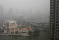 Singapore detects 'haze' smell in some parts, 24-hour PSI reaches moderate level Singapore detects 'haze' smell in some parts, 24-hour PSI reaches moderate level