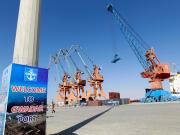 A general view of the port before the inauguration of the China-Pakistan Economic Corridor port in Gwadar, Pakistan 