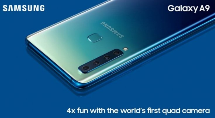 Samsung Galaxy A9 is the world's first phone to boast quadruple rear cameraSamsung Mobile/Twitter (screen-shot) Samsung Galaxy A9 is the world's first phone to boast quadruple rear cameraSamsung Mobile/Twitter (screen-shot)
