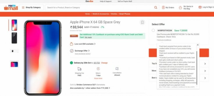 Apple iPhone X can now be grabbed for less than Rs 48,000 in India.