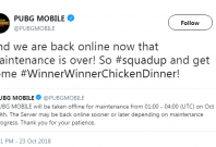 PUBG Mobile 0.9.0 is comingTwitter screenshot PUBG Mobile 0.9.0 is comingTwitter screenshot