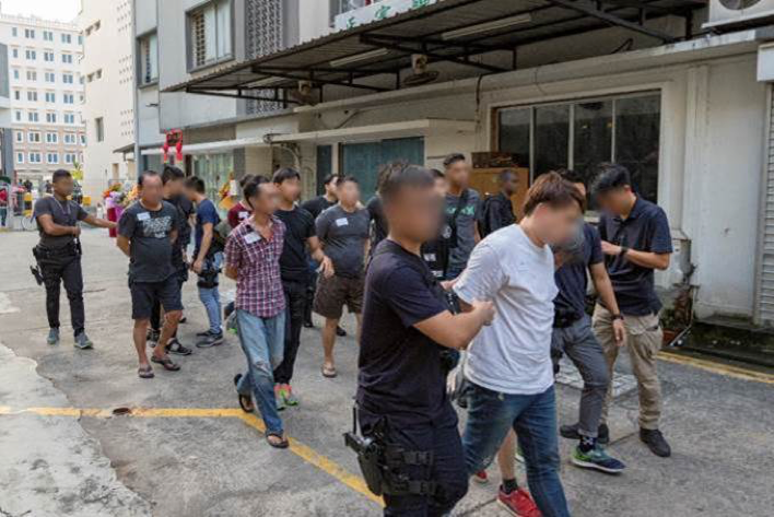 61 men and 5 women arrested