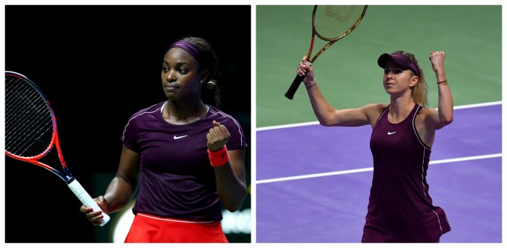 Sloane Stephens and Elina Svitolina Sloane Stephens and Elina Svitolina