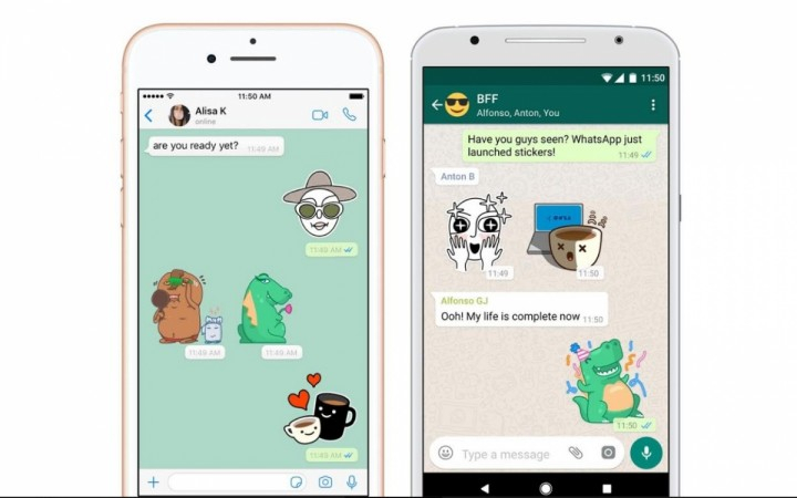 WhatsApp versions of iOS and the Android will soon get stickers support.WhatsApp India Press Kit