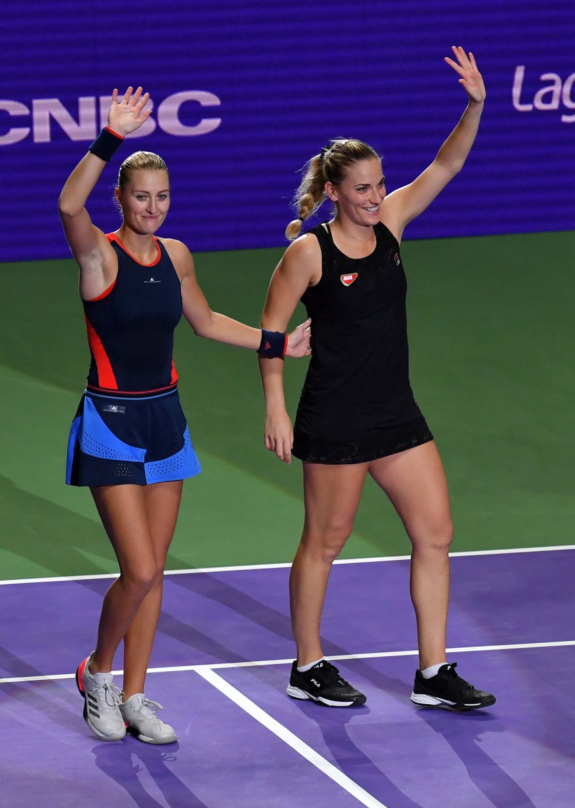 Kristina Mladenovic and Timea Babos