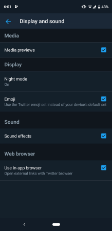 Twitter Dark themeScreenshot