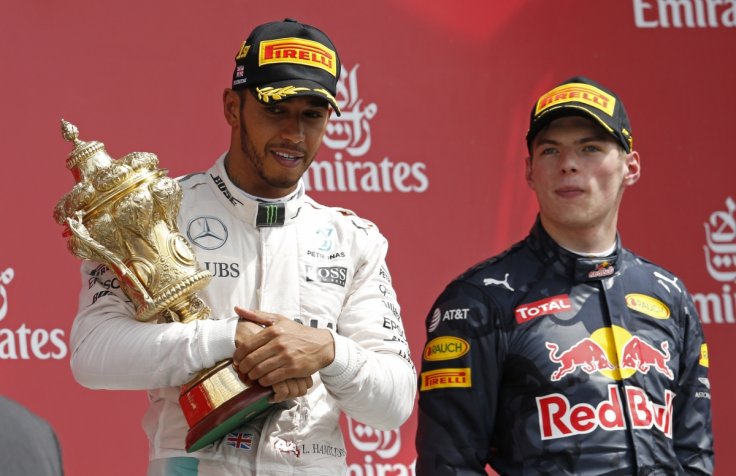 Lewis Hamilton and Max Verstappen