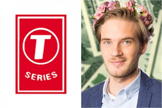 T-series, PewDiePie