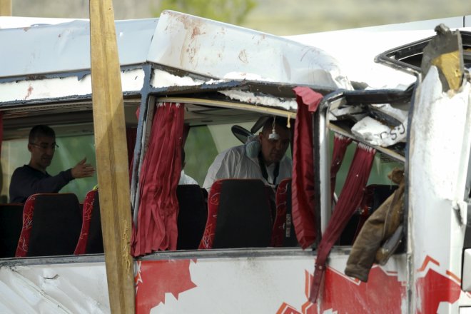 Bus, fuel tanker collision kills 36 in Afghanistan, more than 20 injured