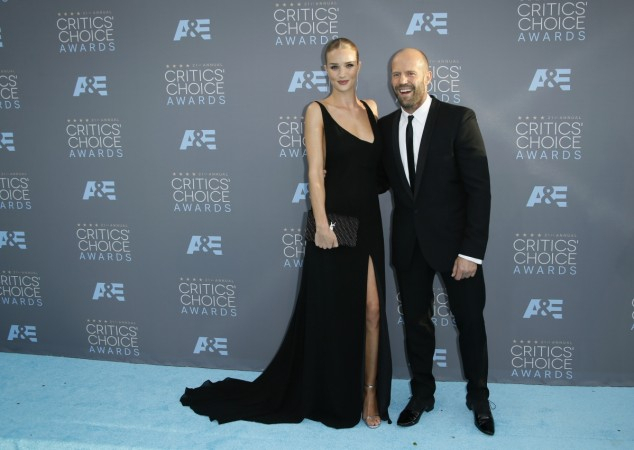 Jason Statham and finance Rosie Huntingdon-Whiteley