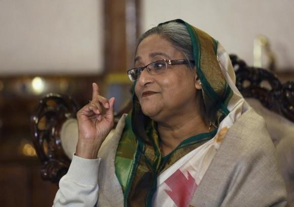 Bangladesh Prime Minister Sheikh Hasina on 6 January 2014. 