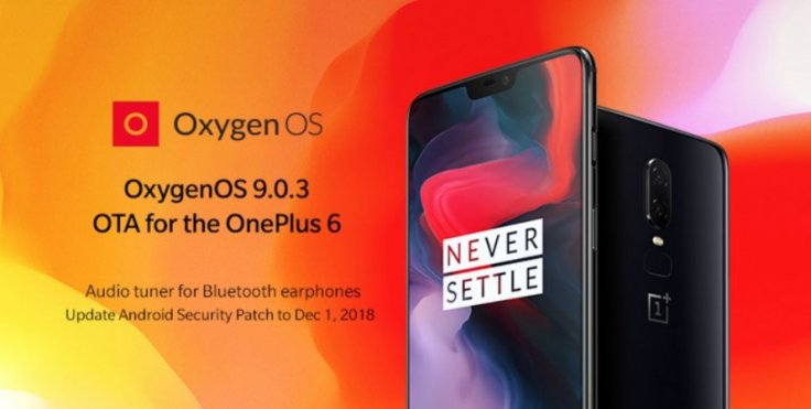 OxygenOS 9.0.3 released to OnePlus 6OnePlus official forum (screen-grab)