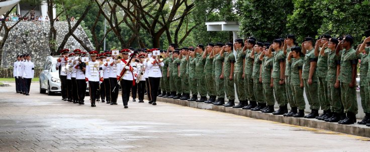 The military funeral of the late CFC(NS) Aloysius 