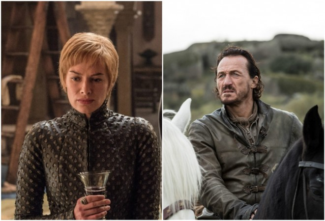 Cersei Lannister (Lena Headey) and Bronn (Jerome Flynn)