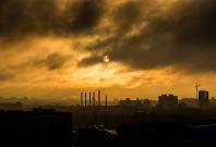 Smoky smell in the city Smoky smell in the city