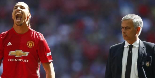 Zlatan Ibrahimovic and Jose Mourinho Zlatan Ibrahimovic and Jose Mourinho