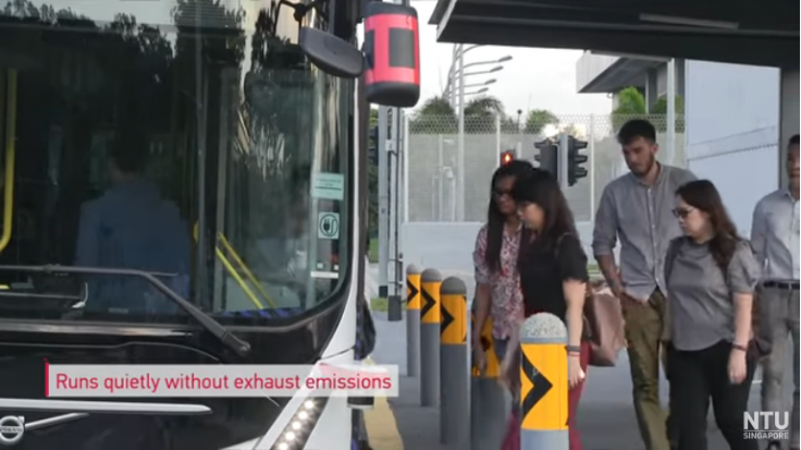 First driverless Volvo Electric bus