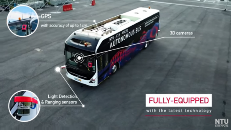 First driverless Volvo Electric bus