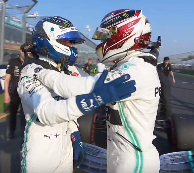 Lewis Hamilton and Valtteri Bottas