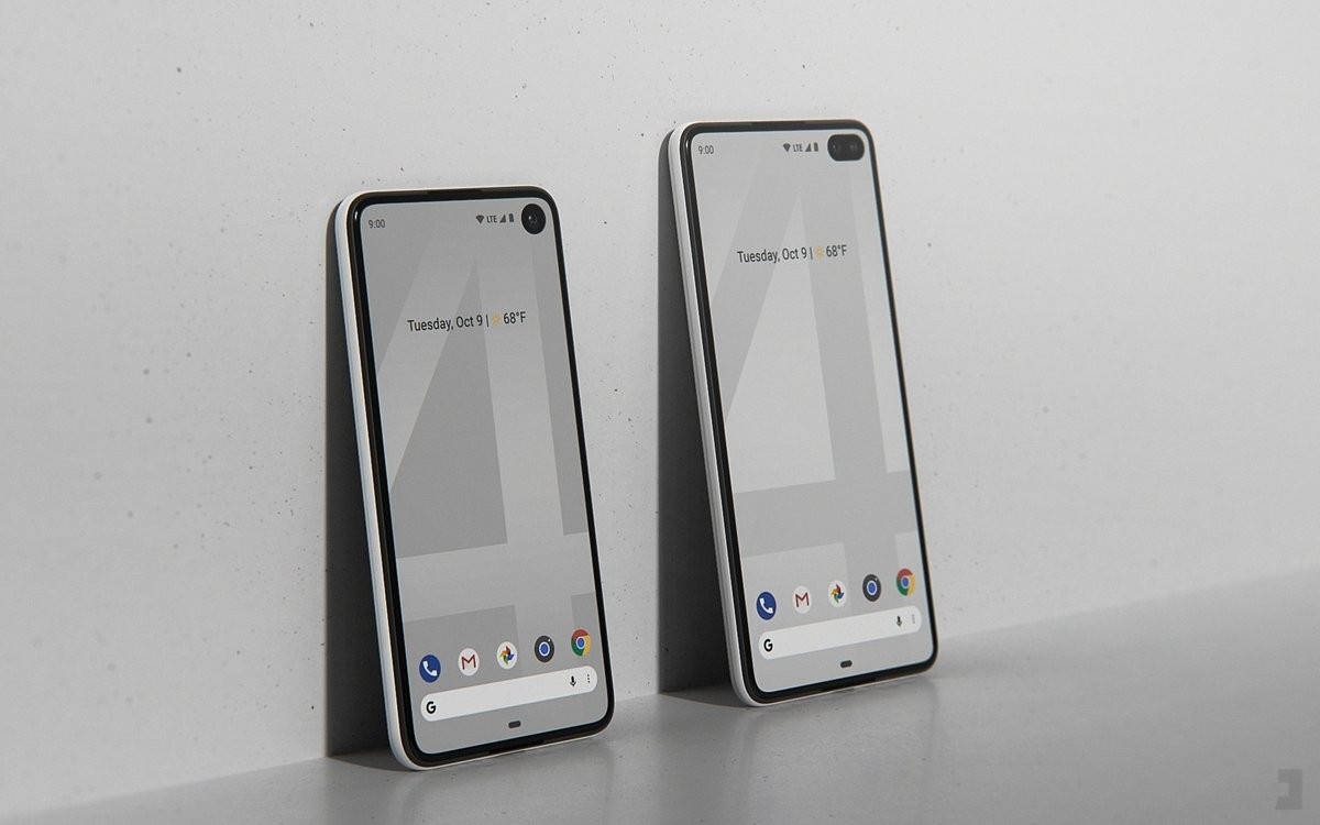 Google Pixel 4 and Pixel 4 XL renders
