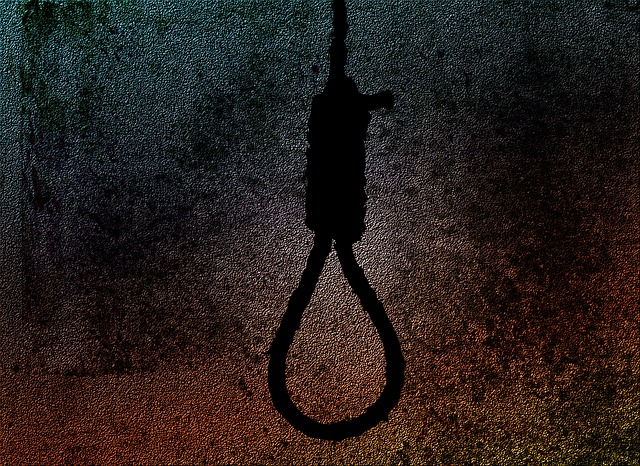 Executed by hanging 