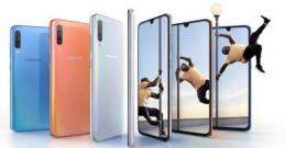 Samsung Galaxy A70 is slated to make its global debut along with the Galaxy A60 and the Galaxy A90 on April 10.Samsung India Media Kit