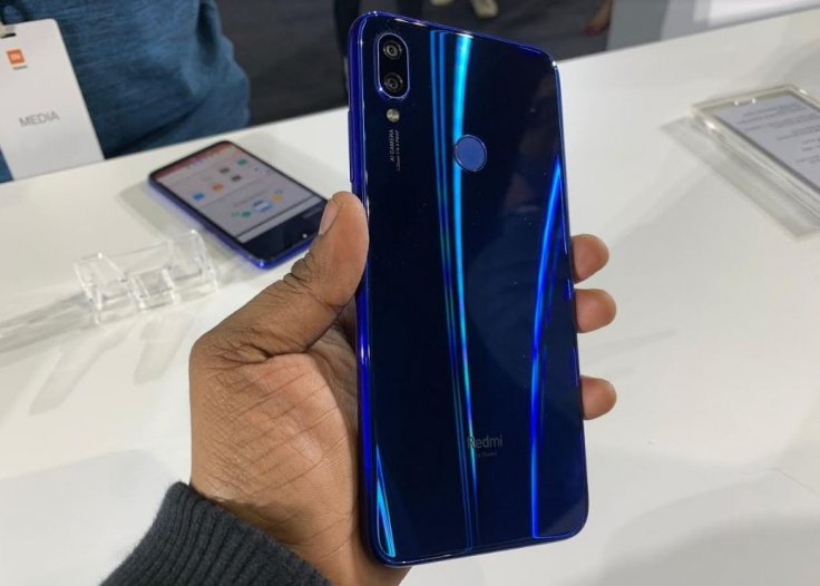 Xiaomi Redmi Note 7 Pro Neptune Blue modelKVN Rohit/IBTimes India