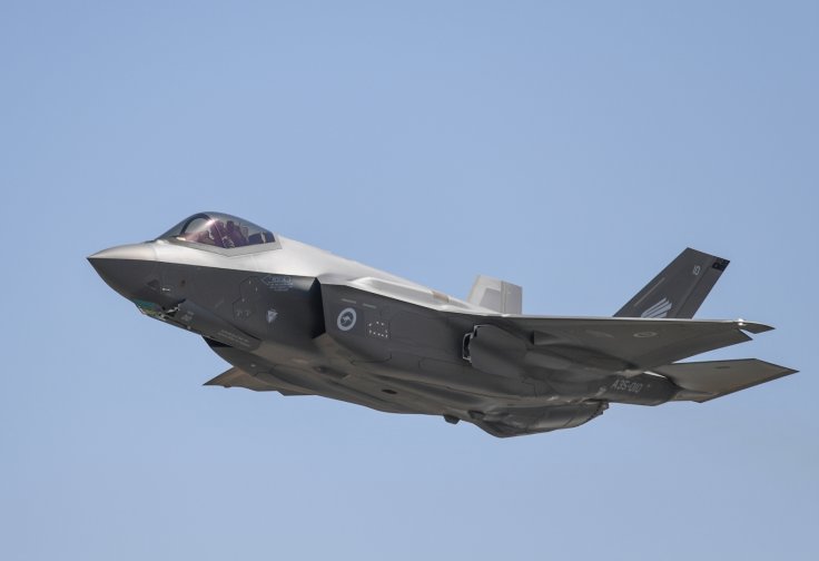 An Australian Defence Force F-35 performs during the Australian International Airshow and Aerospace & Defence Exposition at the Avalon Airport, Melbourne, on Feb. 28, 2019.