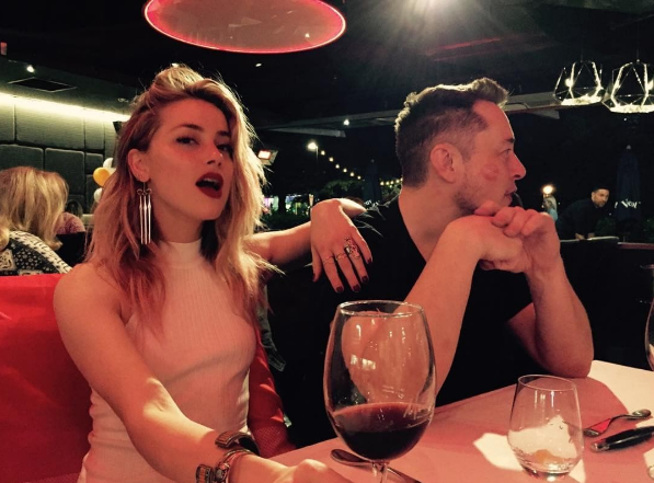 Amber Heard and Elon MuskAmber Heard, Instagram