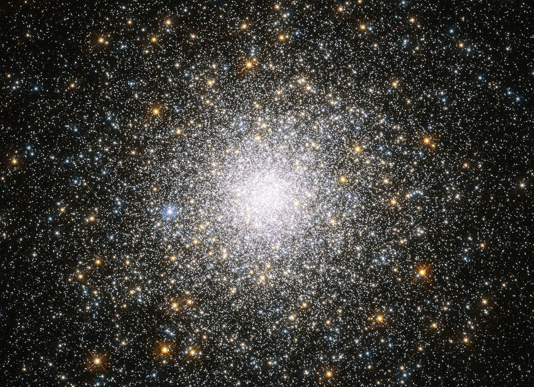 This sparkling burst of stars is Messier 75
