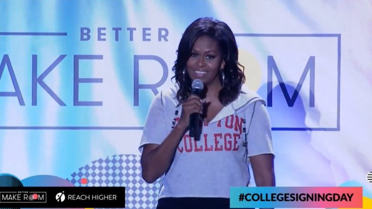 michelle-obama-fires-up-thousands-of-high-school-students-on-college-signing-day