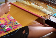 Songket weaving