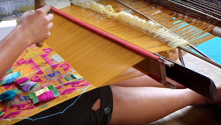 Songket weaving