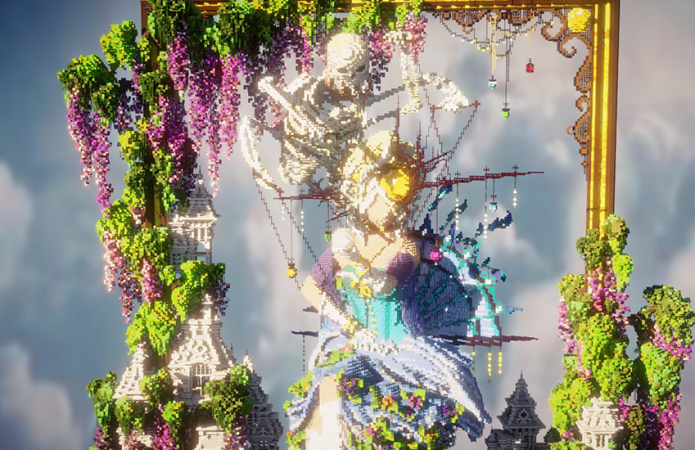'The Perfect Marionette' has been created on Minecraft by Uchio Tokura