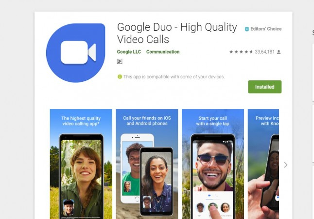 does google duo use data