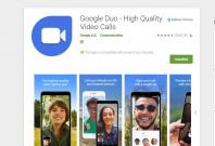 Google Duo video chat