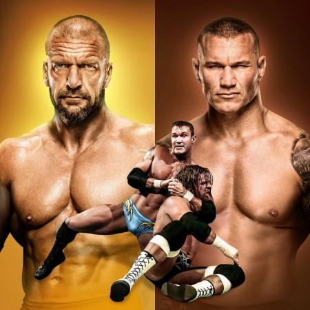 Triple H and Randy Orton face-off against each other in Saudi ArabiaTwitter/WWE Triple H and Randy Orton face-off against each other in Saudi ArabiaTwitter/WWE