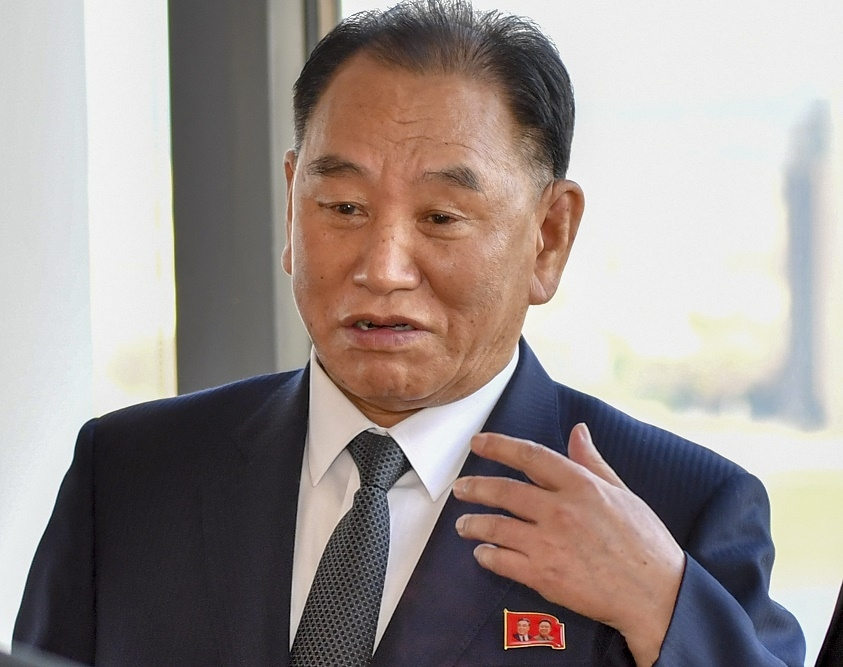  Kim Yong-chol, the envoy of North Korean leader Kim Jong-un. He met United States President Donald Trump in Washington on Friday, June 1, 2018, and handed him a letter from Kim. (Photo: State Dept./IANS)