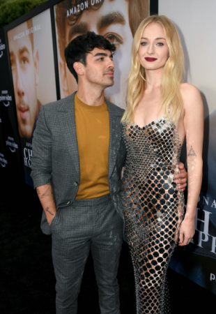 Joe Jonas and Sophie Turner at Chasing Happiness premiere.Instagram