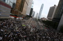 Hong Kong protest march 