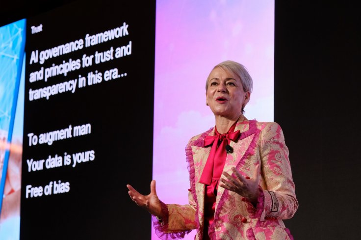 IBM's Harriet Green delivering opening keynote. IBM's Harriet Green delivering opening keynote.