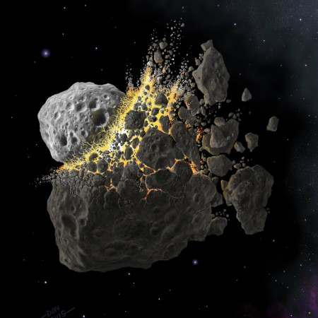 asteroid collision