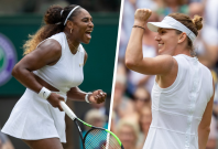 Serena Williams and Simona Halep 