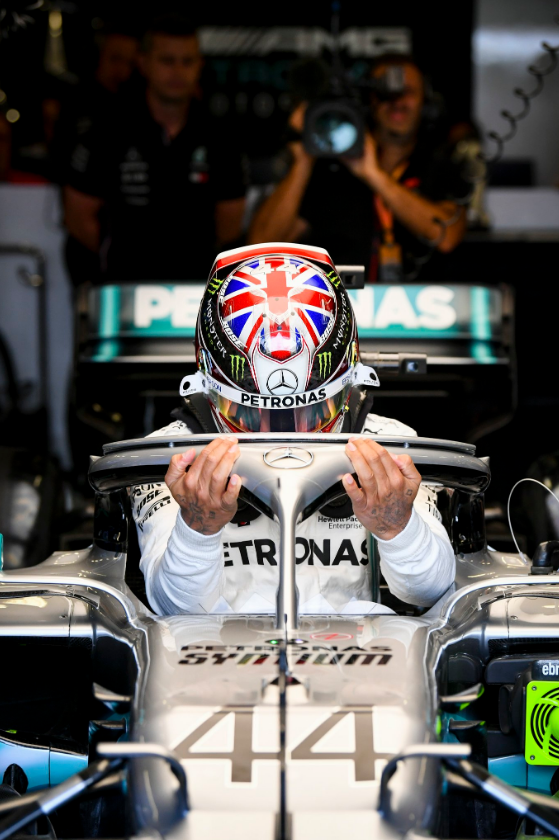 Lewis Hamilton in British GP